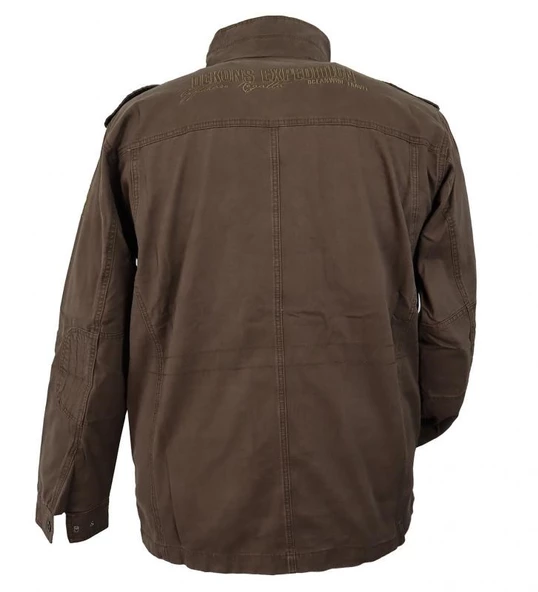 Büyük Beden Gabardin Mont Pluton Kahve 1436 - 5