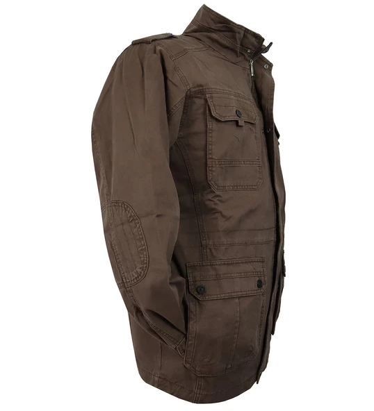 Büyük Beden Gabardin Mont Pluton Kahve 1436 - 3
