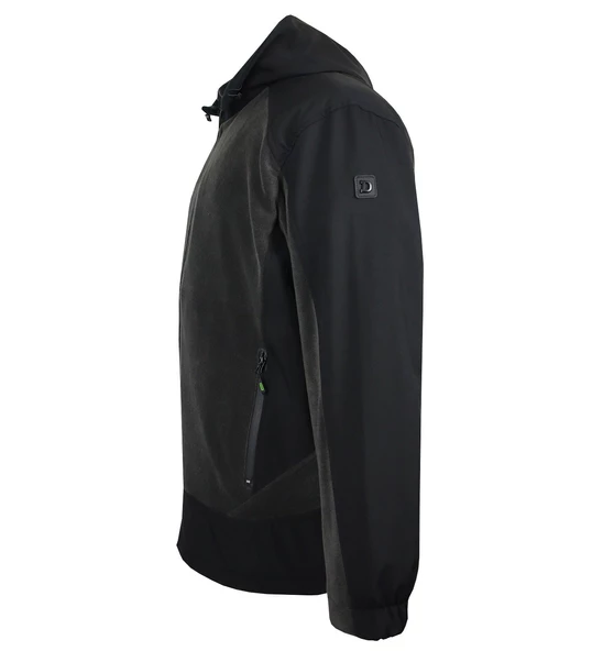 Büyük Beden Polarlı Softshel Mont Dekons Antrasit - 2