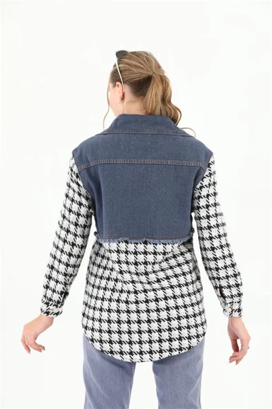 Kadın Yeni Model Kot Ceket 13386 - 2