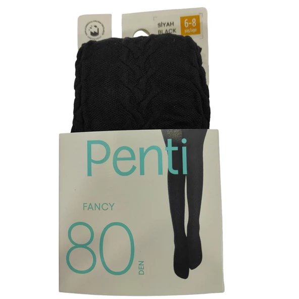 Penti Kız Çocuk Fancy Külotlu Çorap 80 Denye - 3