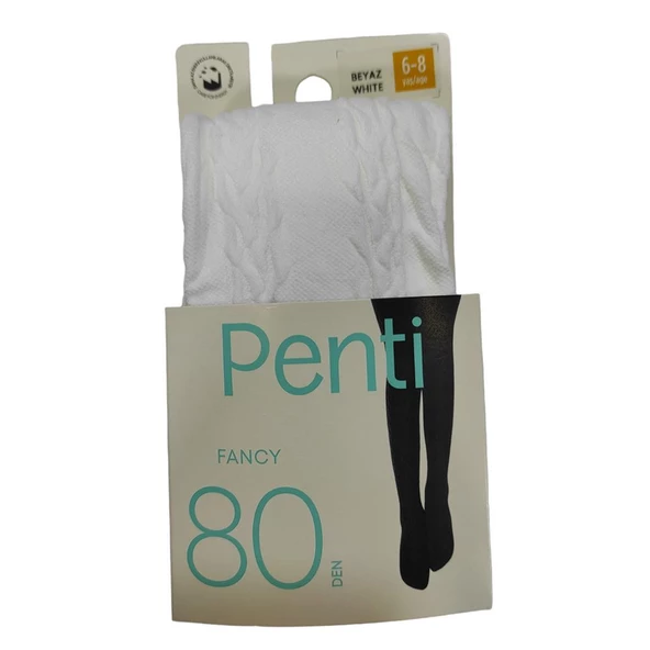 Penti Kız Çocuk Fancy Külotlu Çorap 80 Denye - 2
