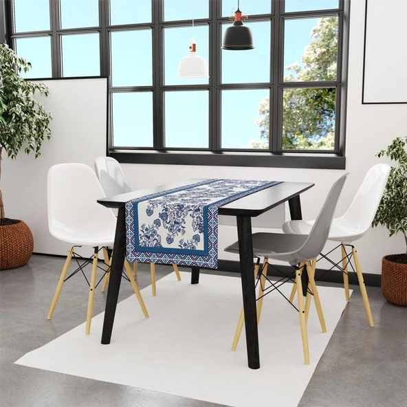 Adawall Mavi Etnik Runner Tr104 - 4