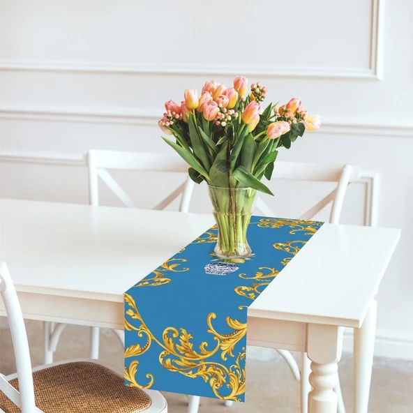 Adawal Blue Lemon Runner 140x45cm Runner Tr128