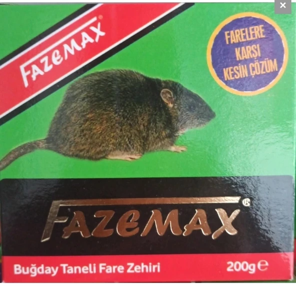 Fazemax Buğday Taneli Fare Zehri 200 gr