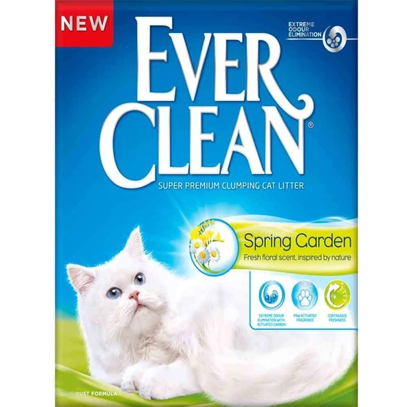 Ever Clean Spring Garden Çiçek Kokulu Topaklanan Kedi Kumu 10 Lt