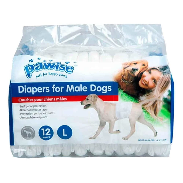 Pawise Erkek Köpek Çiş Bezi L 12 Adet ürün görseli 1