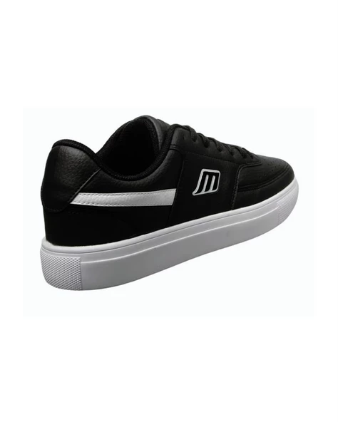M.P. 232-1291 Mr Erkek Siyah-Beyaz Cilt Sneaker Ayakkabı - 2