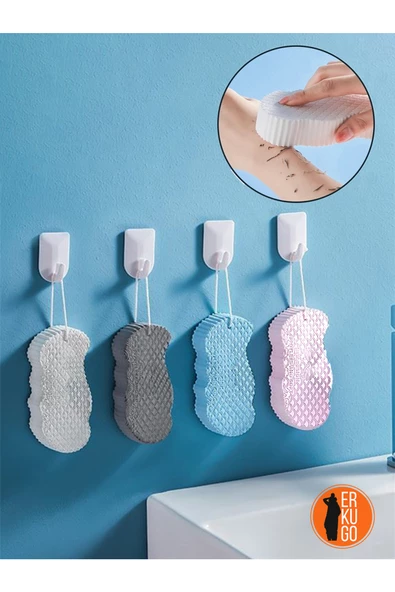 Bebek Ve Yetişkin Doğal Kore Banyo Kesesi Ve Süngeri, Banyo Lifi, Doğal, Yumuşak Kese - 4