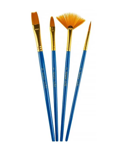 Fanart Academy Sentetik Fırça Seti 4lü S1 - 2