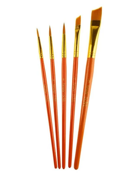 Fanart Academy Sentetik Fırça Seti 5li S2 - 2