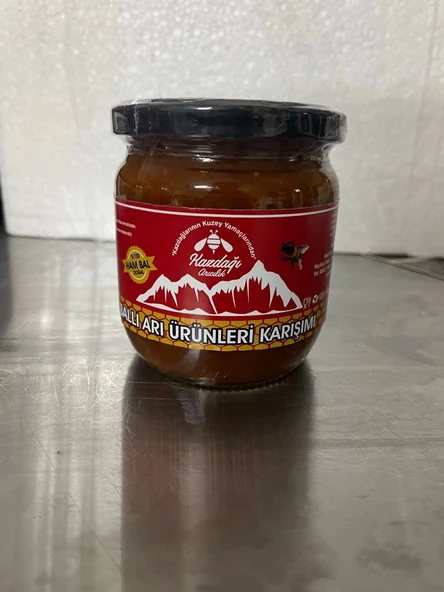 Çiçek Ballı Arı Ürünleri Karışımı 500gr (Bal,Polen,Perga,Propolis) - 3