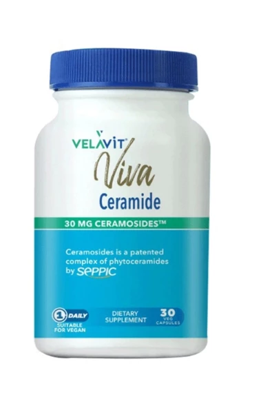 Velavit Viva Ceramide Seramid İçeren Takviye Edici Gıda 30 Kapsül