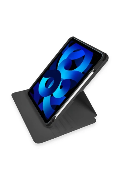 İpad Mini 6 Uyumlu Kılıf Katlanır Kalem Bölmeli Standlı Uyku Modlu Akıllı Kapak - 6