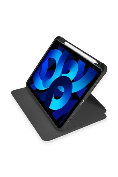 İpad Mini 6 Uyumlu Kılıf Katlanır Kalem Bölmeli Standlı Uyku Modlu Akıllı Kapak - 5