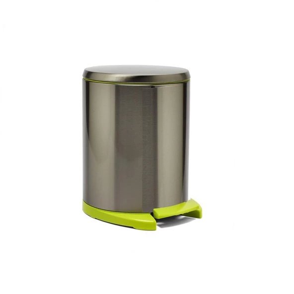 Primanova Cigo Pedallı Paslanmaz Çelik Çöp Kovası 6 Litre - 5