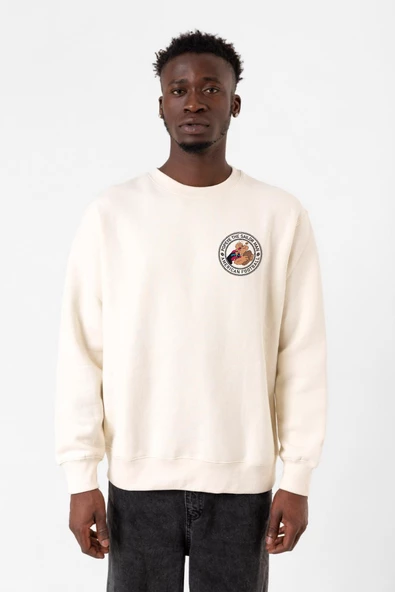 Popeye The Sailor Man Ekru Erkek 2ip Sweatshirt