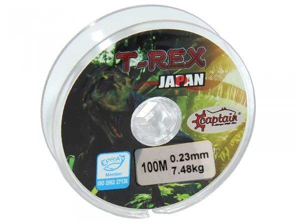 Captain TRex 100mt Monofilament Misina Beyaz 0.23 mm