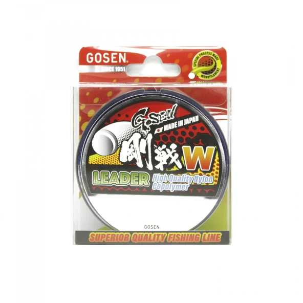 Gosen W Leader Nylon Copolymer Misina 50mt 0.62 mm