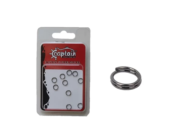 Captain 5140 Kaşık Halkası 10'lu Paket Black Nikel 0.7 mm