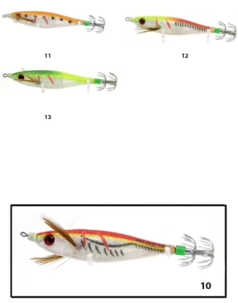 Captain 3000 Kalamar Zokası 6cm Example Squid 10