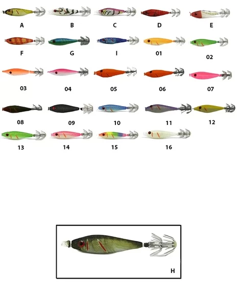 Captain 3007 Kalamar Zokası 6cm Metsuki Squid H