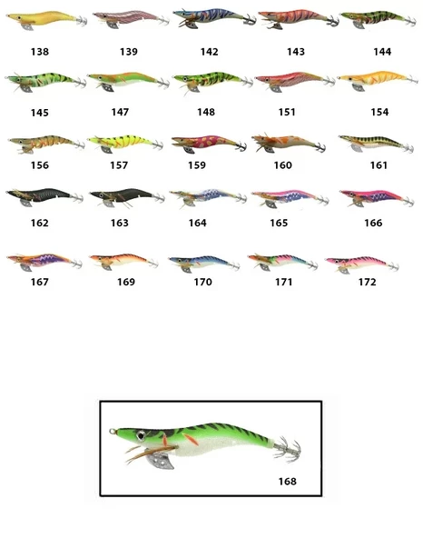 Captain 3014 Kalamar Zokası 12cm Crazy Squid Size 3.5  168 - 1