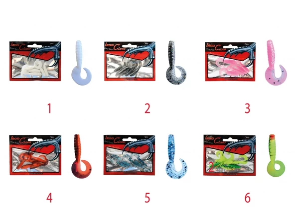 Captain 3572 Little Smart Soft 4cm Levrek Silikonu 5'li Paket Suni Yem 2 - Resim 2