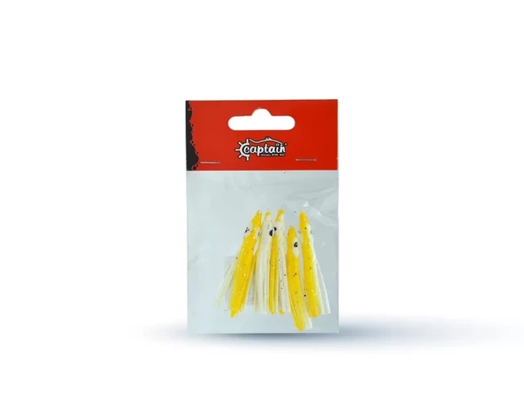 Captain 3593 Octopus Pride 5cm Ahtapot Sübye 5'li Paket Suni Yem 045