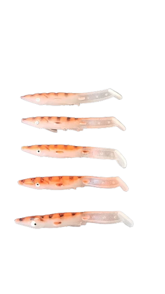 Captain 3597 Elegant 7.5cm Silikon Zargana 5'li Paket Suni Yem 05 - 2