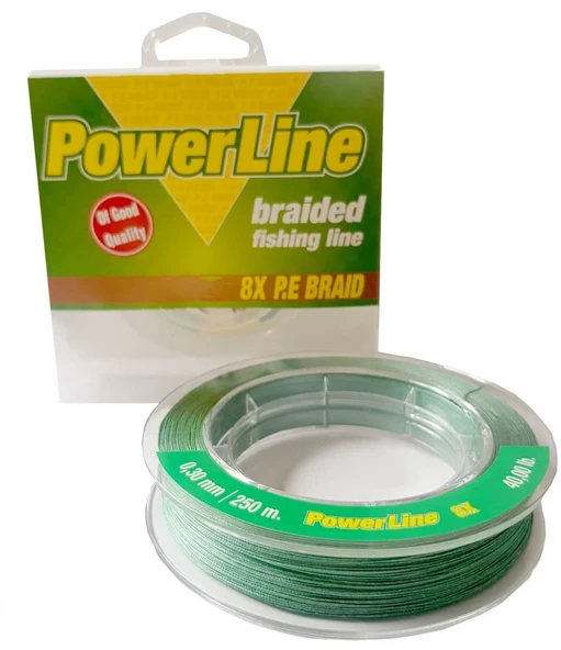 Power Line Braided Classic Premium 8x 120 mt Örgü İp Power Lıne-0,30 mm