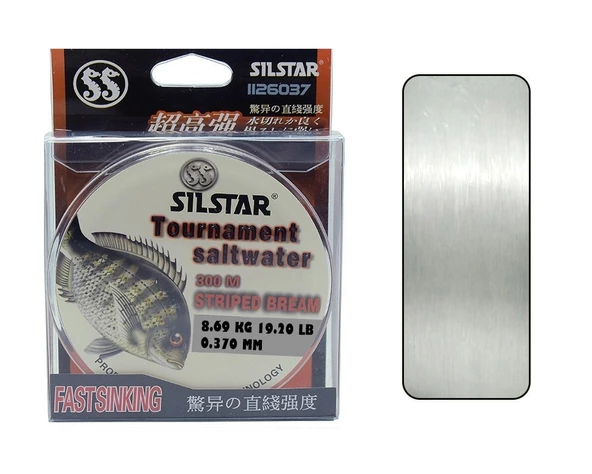 Silstar 1126 Tournament 300mt Monofilament Misina Beyaz 0.37 mm