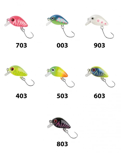 Balzer 16023 Trout Wobbler UV Active 3cm Maket Balık Suni Yem 903 - 2