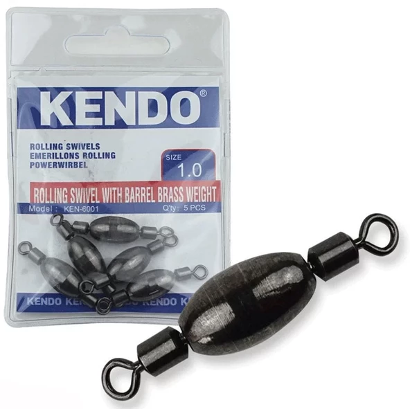 Kendo Rollıng Swivel With Barell Brass Weight 5 Adet (Ağırlıklı Fırdöndü) Kendo-2,0