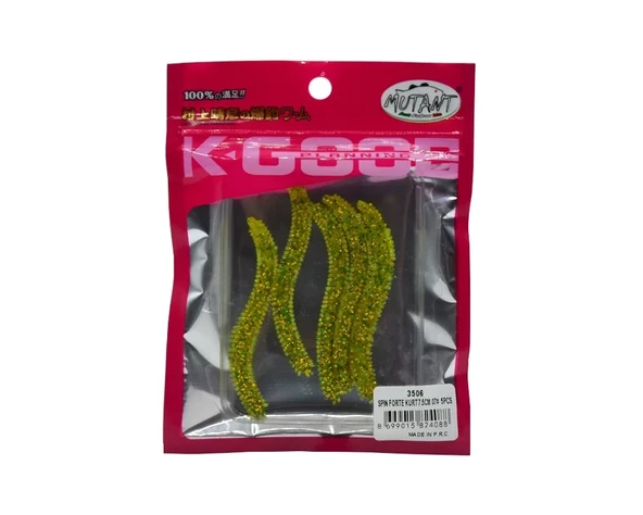 Mutant 3506 Spin Forte 7.5cm Aromalı LRF Silikon Suni Yem 5'li Set 07 - 2