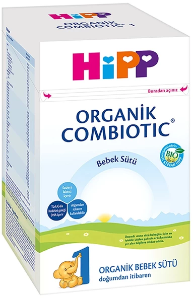 Hipp Organik Combiotic Bebek Sütü 800GR No:1 (0-6 Ay) ürün görseli
