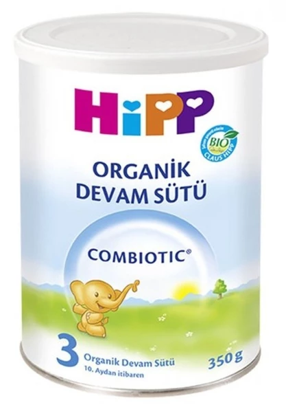 Hipp Organik Combiotic Bebek Sütü 350GR No:3 (10. Aydan İtibaren) ürün görseli