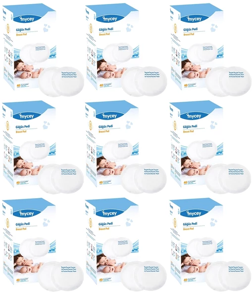 Mycey Göğüs Pedi (40 Lı) 360 Adet (9PK*40)