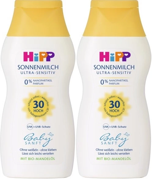 Hipp Babysanft Bebek Güneş Sütü 200Ml (30 Faktör) (2 Li Set)