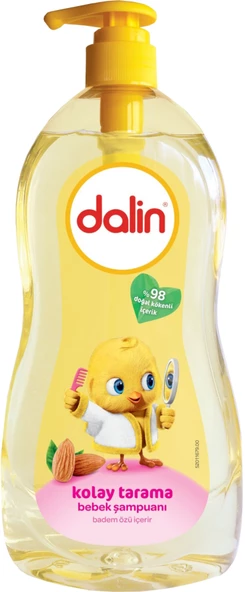 Dalin Bebek Şampuanı 400ML Kolay Tarama Badem Özlü Pompalı (6 Lı Set) - 3