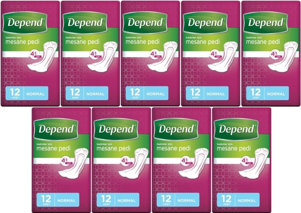 Depend Mesane Pedi Kadın Normal 108 Adet