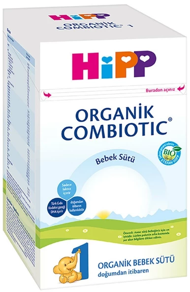 Hipp Organik Combiotic Bebek Sütü 800GR No:1 (0-6 Ay) (6 Lı Set) - Resim 2