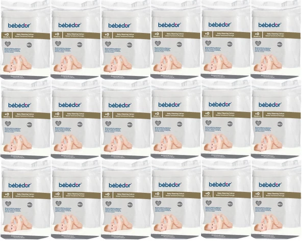 Bebedor Bebek Temizleme Pamuğu 1080 Adet (18Pk*60)