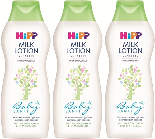 Hipp Babysanft Vücut Losyonu 350ML (3 Lü Set)