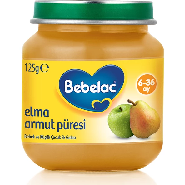 Bebelac Kavanoz Maması Püre 125GR Elma Armut