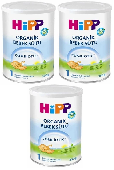Hipp Organik Combiotic Bebek Sütü 350GR No:1 (3 Lü Set) ürün görseli