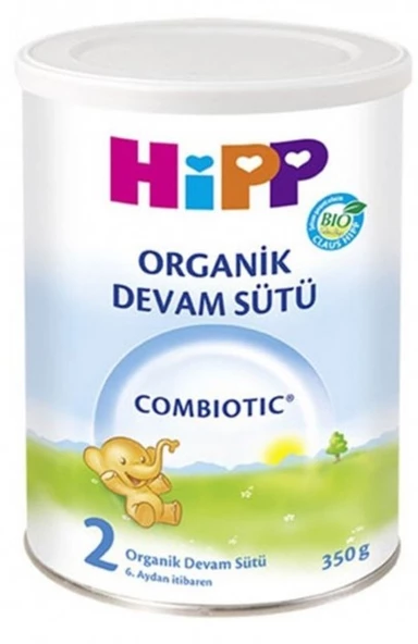 Hipp Organik Combiotic Bebek Sütü 350GR No:2 (4 Lü Set) - Resim 2