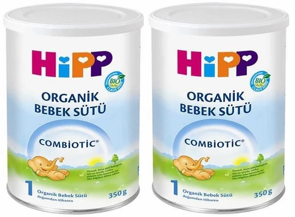 Hipp Organik Combiotic Bebek Sütü 350GR No:1 (2 Li Set) ürün görseli