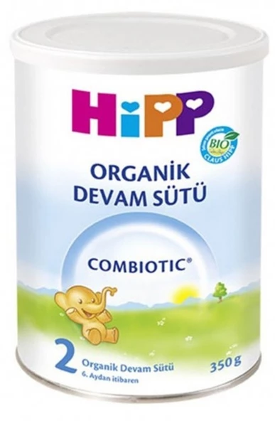 Hipp Organik Combiotic Bebek Sütü 350GR No:2 (5 Li Set) - Resim 2