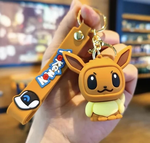 Pokemon - Pikachu Silikon Anahtarlık - Resim 4